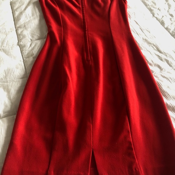 🍊H&M Dress in Deep Orange 🍊 Colour, in Butterfly Sleeves and Back Slit 🍊 - Picture 8 of 12